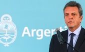 El candidato de Unión por la Patria calificó al FMI como "un enorme collar de sandías en la espalda de los argentinos".