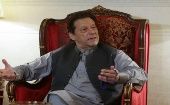 El político de 70 años ha denunciado que las autoridades paquistaníes pretenden mantenerlo fuera de la carrera electoral. 