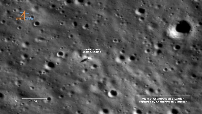 La Organización de Investigación Espacial de la India precisó que se está realizando una investigación exhaustiva sobre la presencia de hidrógeno en la Luna.