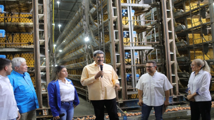 El presidente Maduro aplaudió la capacidad y potencialidad de los empresarios agrícolas para vender sus productos en el extranjero.