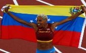 Rojas no es sólo la actual monarca panamericana de la disciplina, sino que tiene en su aval el récord de la competencia con un brinco de 15.11 m.