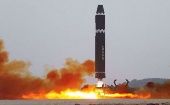 Corea del Norte ha efectuado este año numerosas pruebas armamentistas.