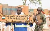 Tras el golpe militar, sectores de la población nigerina han expresado su rechazo a Francia y su contingente armado.