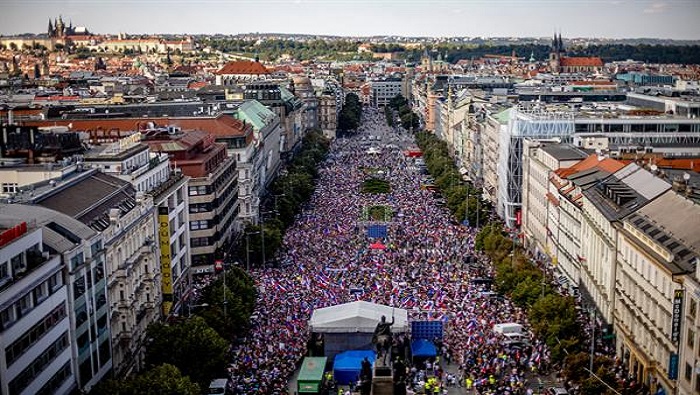 Los organizadores estimaron que más de 101.000 personas respaldaron la movilización.