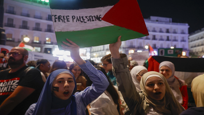 Realizan manifestaciones de apoyo a Palestina en el mundo