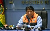 El funcionario informó que los departamentos con mayor número de municipios en estado de desastre son  Chuquisaca, Cochabamba, La Paz y Oruro.