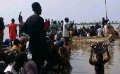 El bote volcó mientras viajaba desde un mercado en el distrito de Ardo-Kola, en la zona del río Beneu.