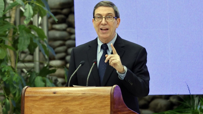 Rodríguez Parrilla ratificó el llamado “urgente” de Cuba a un cese al fuego que ponga fin al conflicto.
