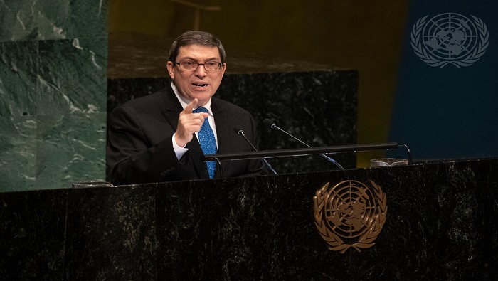 El canciller cubano, Bruno Rodríguez Parrilla, rechazó que EE.UU. difunda que el bloqueo no afecta colectivamente al pueblo cubano y que los tropiezos económicos son resultado de la ineficiencia.