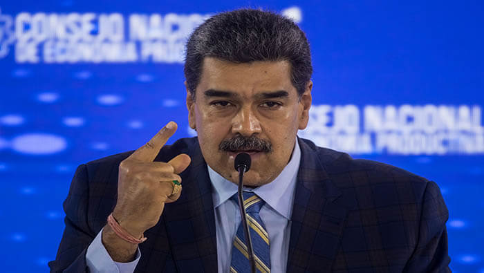 El presidente de Venezuela, Nicolás Maduro, ha reclamado en numerosas ocasiones la soberanía sobre Guayana Esequiba por derecho histórico. 