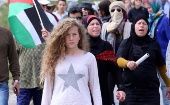 En 2017 la activista estuvo encarcelada en una prisión israelí por ocho meses, durante los cuales cumplió 17 años de edad.