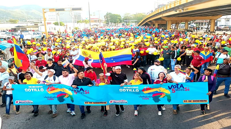 El pueblo venezolano asegura que el  Esequibo pertenece a su territorio y defiende que el diálogo es la forma de buscar una solución, aunque en los últimos tiempos Guyana ha escalado en su agresión a Venezuela.