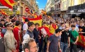 Derecha y extrema derecha salen a la calle ante la investidura de Pedro Sánchez