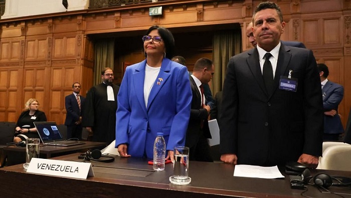 Con La presentación de Moncada, precedido por la vicepresidenta Delcy Rodríguez, concluyó la declaración de la delegación de Venezuela ante la CIJ.