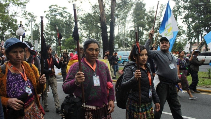 Los entes ancestrales se han organizado para mantener la protesta pacífica con el apoyo de varios departamentos.