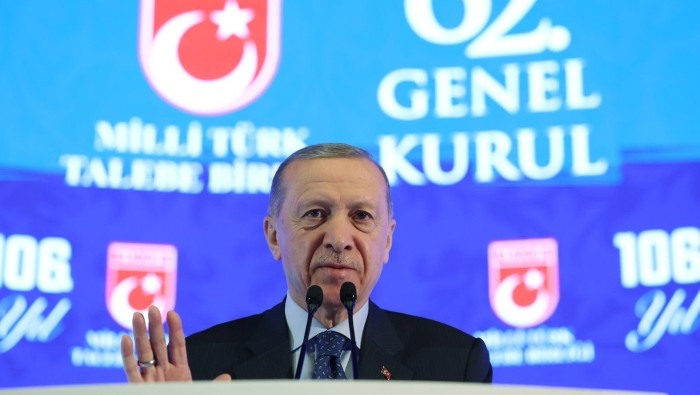 Erdogan expresó su rechazo inequívoco a los bombardeos israelíes en Gaza, los cuales, calificó de castigo colectivo.