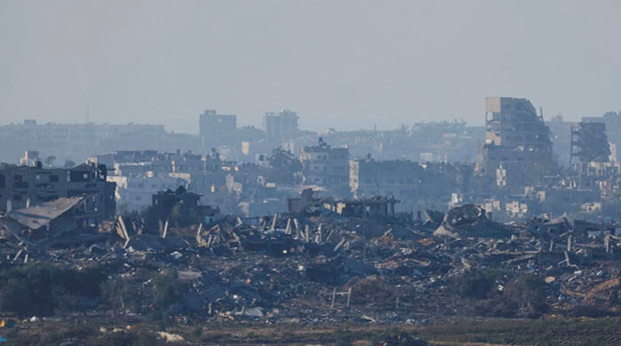 El Ministerio de Interior gazatí, señaló que aviones israelíes sobrevuelan la Franja de Gaza.