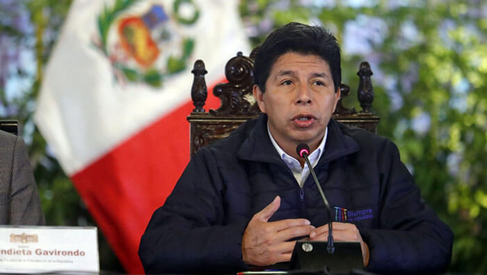 Castillo afirmó que el golpe de Estado del 7 de diciembre de 2022 había sido preparado anteriormente por el Congreso y la Fiscalía.