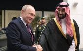 El primer ministro del reino árabe afirmó que Putin constituye "un invitado especial y estimado".