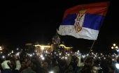 Tras la victoria en las pasadas elecciones del presidente serbio comenzaron las protestas de la oposición.