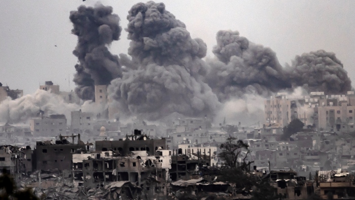 El centro de Gaza, en especial la zona norte del campo de refugiados de Al Maghazi, fue severamente bombardeada.