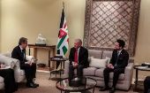 El rey Abdalá II de Jordania insta al secretario Blinken a promover un alto el fuego en Gaza, con la esperanza de poner fin a las crecientes tensiones.