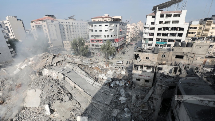 Los bombardeos de las tropas israelíes se han concentrado en las inmediaciones de hospitales como Al Nasser y Al Amal.