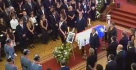 Official funeral for former President Sebastian Piñera, Feb. 9, 2024.