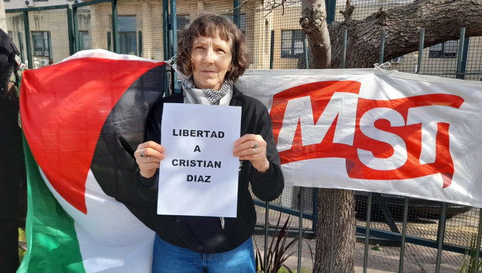 Cristian Díaz, preso político argentino por amor a Palestina