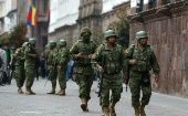 Las fuerzas de control del país están en las calles para combatir a las bandas organizadas que operan en Ecuador. 