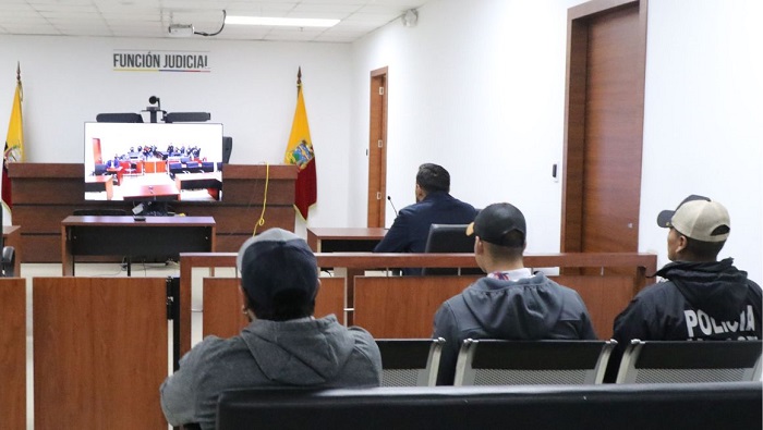 Barreiro fue trasladado a Quito para la audiencia de formulación de cargos, que se instaló en la Corte Nacional de Justicia.