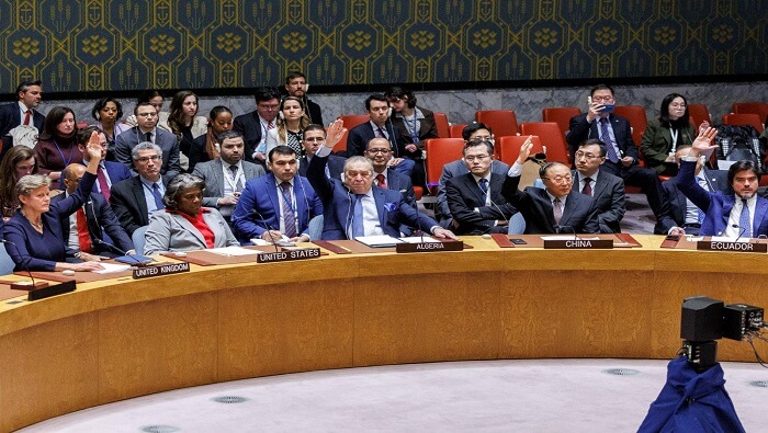 Con 14 votos a favor y la abstención de EE.UU., el Consejo de Seguridad aprobó la exigencia de un alto al fuego en Gaza.