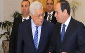 El presidente Mahmoud Abbas agradeció a su par egipcio por su constante sustento a la justa causa palestina.