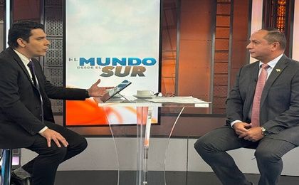 El ministro Velásquez señaló que han sido 12 artículos del convenio de Chicago en toda trama del avión de Emtrasur desde junio de 2022.