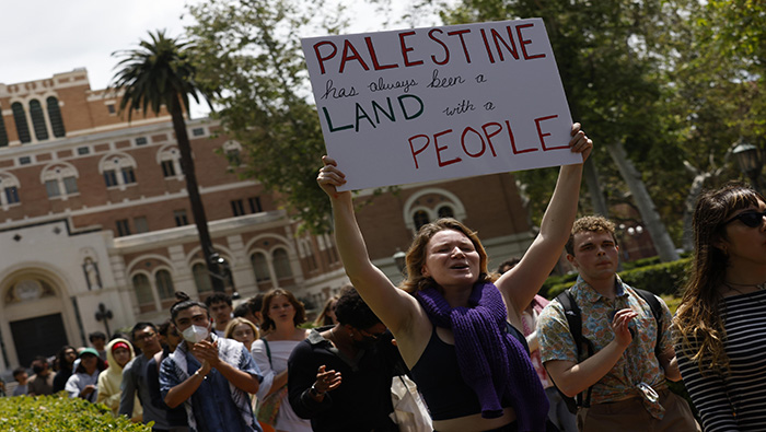 Pese a los intentos por reprimirlas, las protestas a favor de Palestina y en rechazo a Israel se siguen reproduciendo en cada vez más universidades de EE.UU.