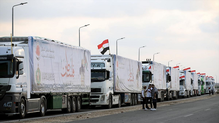 La ONG dispone de 276 camiones listos para acceder por la frontera de Rafah y por Jordania.