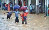 Las previsiones meteorológicas apuntan a que las lluvias continuarán en todo Haití hasta este viernes. 