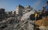 El ataque a Jabalia, el mayor campo de refugiados de la franja de Gaza, ha sido uno de los últimos de los bombardeos realizados por Israel.
