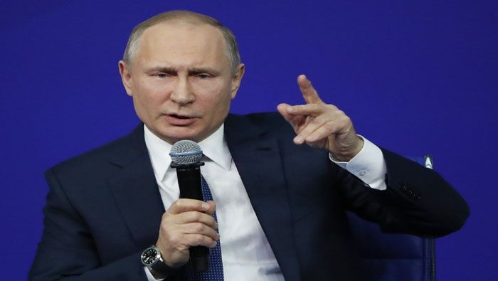 Putin lidera intención de voto